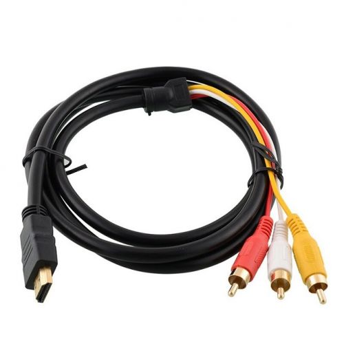 Кабель-адаптер HDMI-3RCA/RGB