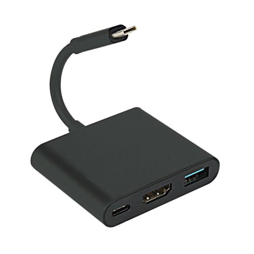 Мульти-адаптер 3 в 1 Type-C/HDTV/USB 3.0 для ноутбуков и смартфонов