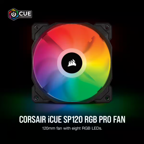 Производительный 120-мм кулер iCUE SP120 RGB PRO