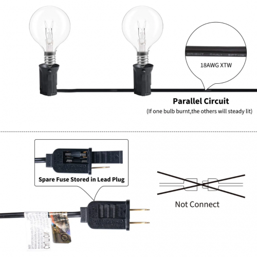 Уличная гирлянда Patio Lights 30.5м