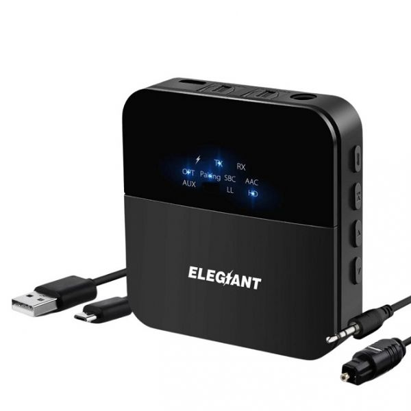 ELEGIANT Bluetooth 5,0 аудио адаптер для автомобильных наушников