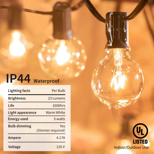 Уличная гирлянда Patio Lights 30.5м