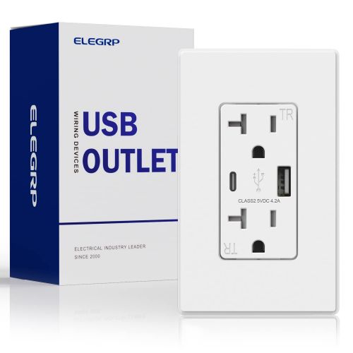 Настенная розетка для зарядного устройства USB ELEGRP.