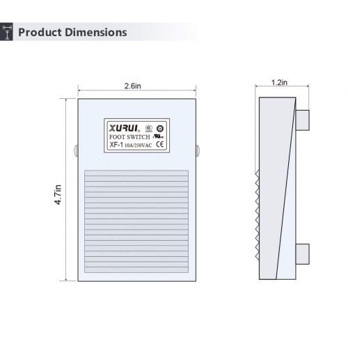 Ножной переключатель XURUI XF-1.