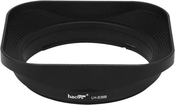 Haoge LH-S36B Байонетная квадратная металлическая бленда для объектива Sony FE 35 мм F1,8 SEL35F18F с байонетом E