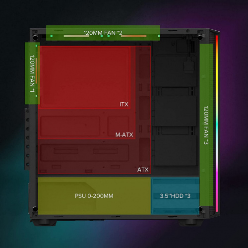 Корпус GTRACING ATX  GT-S2