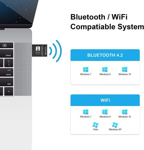 Bluetooth-адаптер Blueshadow 2-в-1 USB WiFi