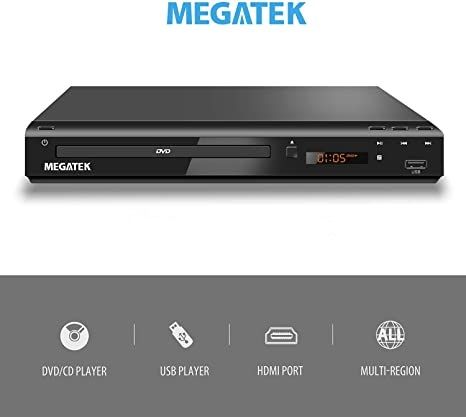 DVD-плеер Megatek Regionless для телевизора с подключением HDMI