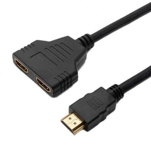 Адаптер-разветвитель HDMI с двумя переключателями