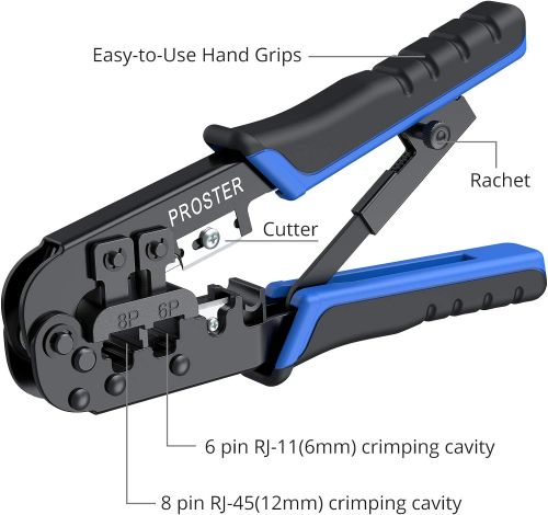 Набор инструментов для обжима Proster RJ45.