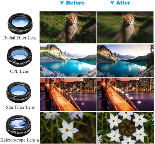 Универсальный комплект объективов для камеры телефона