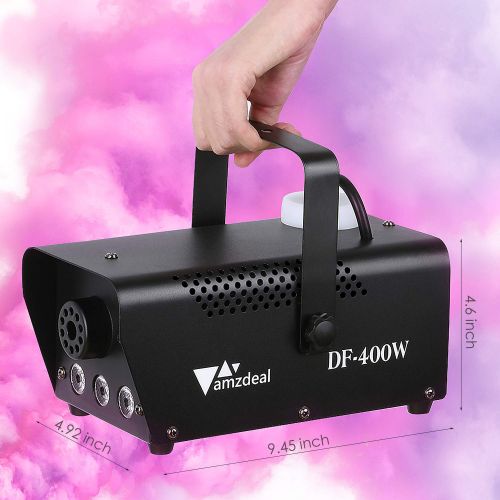 Amzdeal Fog Machine со светодиодной подсветкой 400W