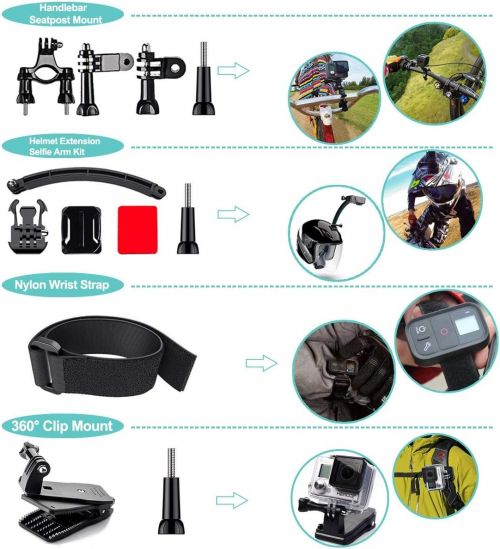 Комплект аксессуаров для экшн-камеры