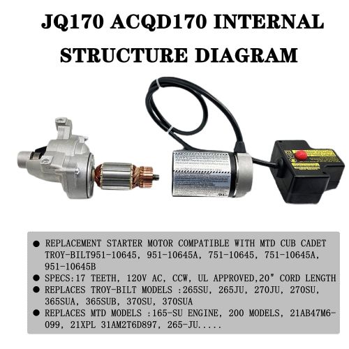 Электрический стартер JQ170.