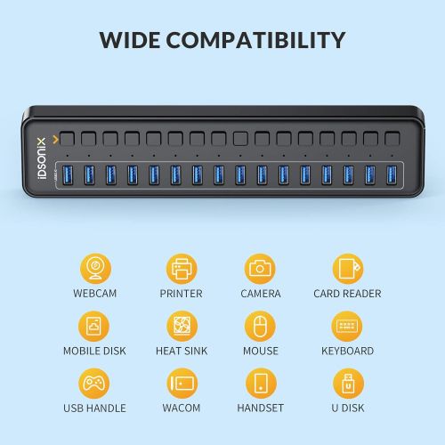 Концентратор USB 3.0 с питанием от iDsonix.