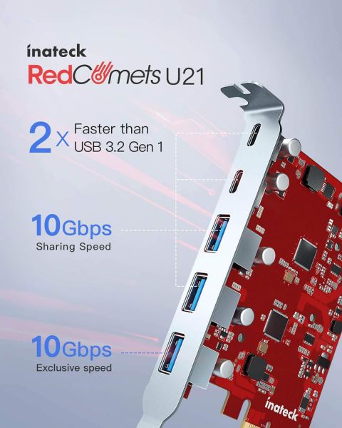 Карта Inateck PCIe