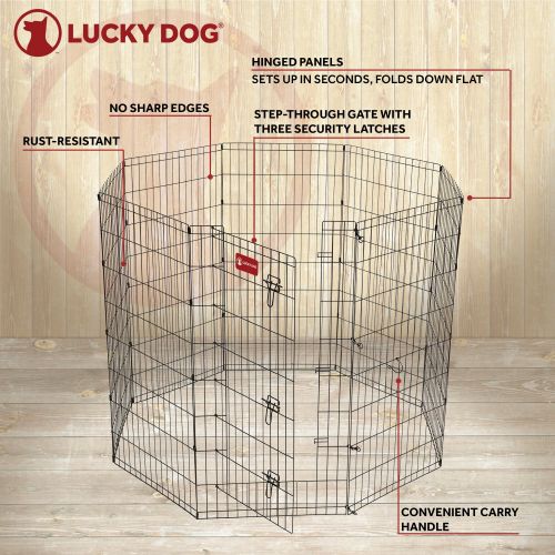 Lucky Dog™ загон для собак с кольями