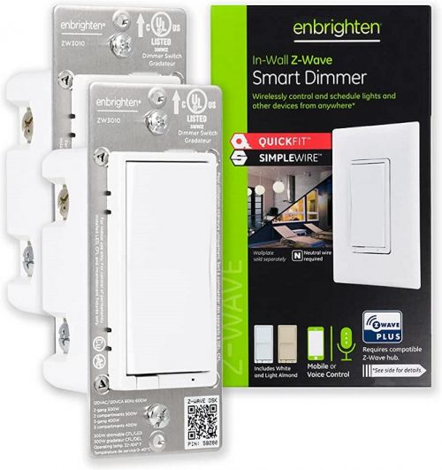 Интеллектуальный диммер GE Enbrighten Z-Wave Plus с Quick Set и SimpleWire