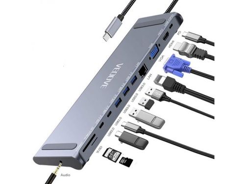 Концентратор Veoove USB-C 12 в 1