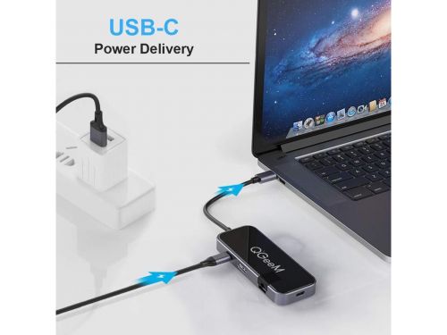 Концентратор USB C, 6-портовый адаптер