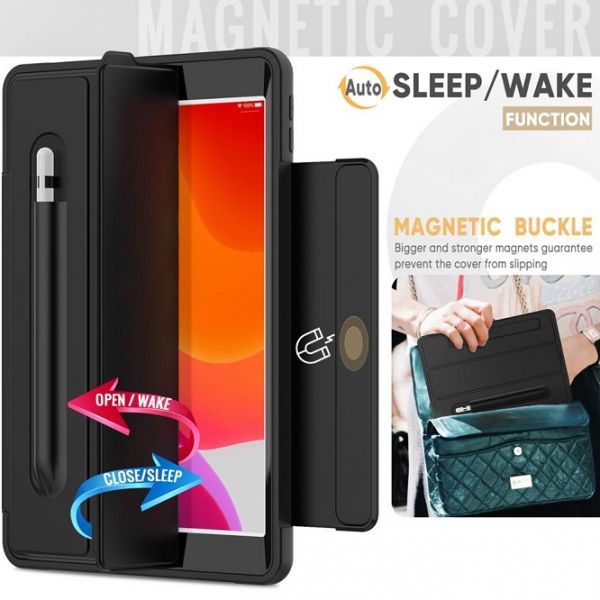 Чехол HXCASE для iPad 10,2 с гнездом для карандашей