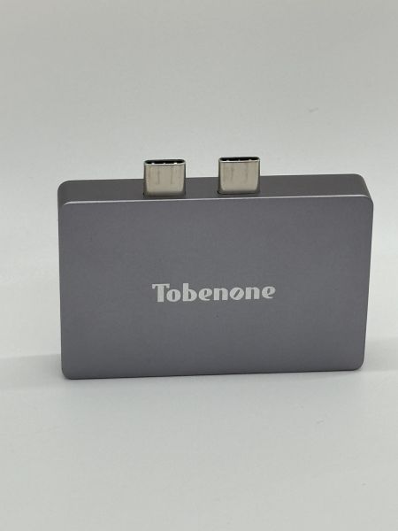 Tobenone 2*USB-C to 2* HDMI + PD Adapter.