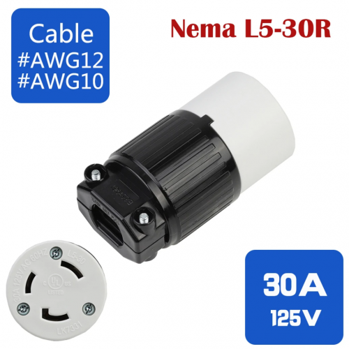 Розетка NEMA L6-30.