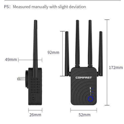 Ретранслятор Wi-Fi COMFAST 1200 Мбит/с