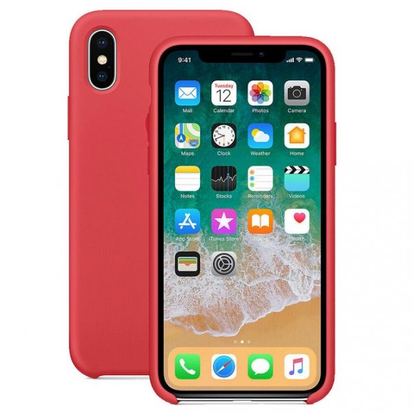 Чехол для Iphone XS красный